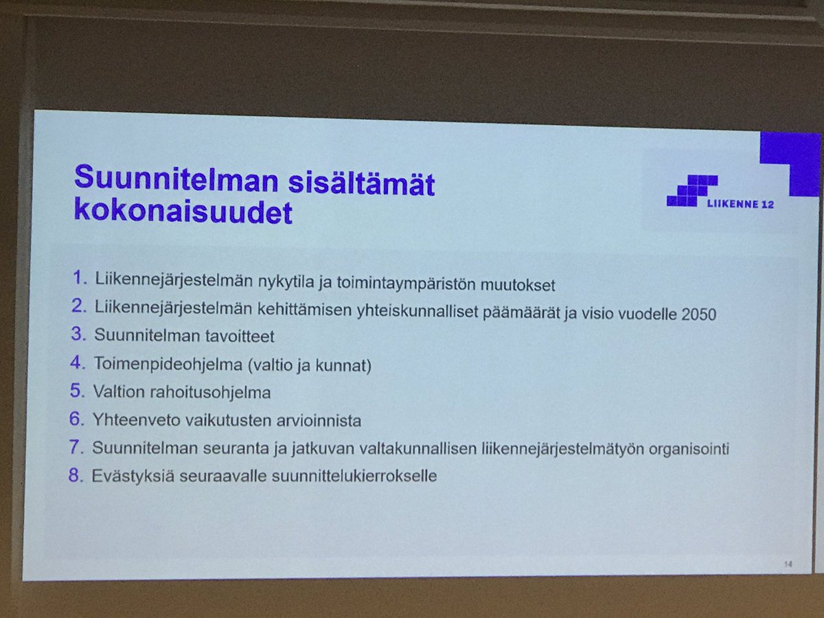 Tässä se on: 12-vuotinen liikennejärjestelmäsuunnitelma! (siis kässäri 😁) #liikenne12 @vaylafi @lvmfi @TimoKievari