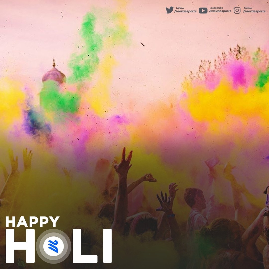 saevaesports's tweet photo. Happy Holi Everyone!! https://t.co/KKPfnQGciD