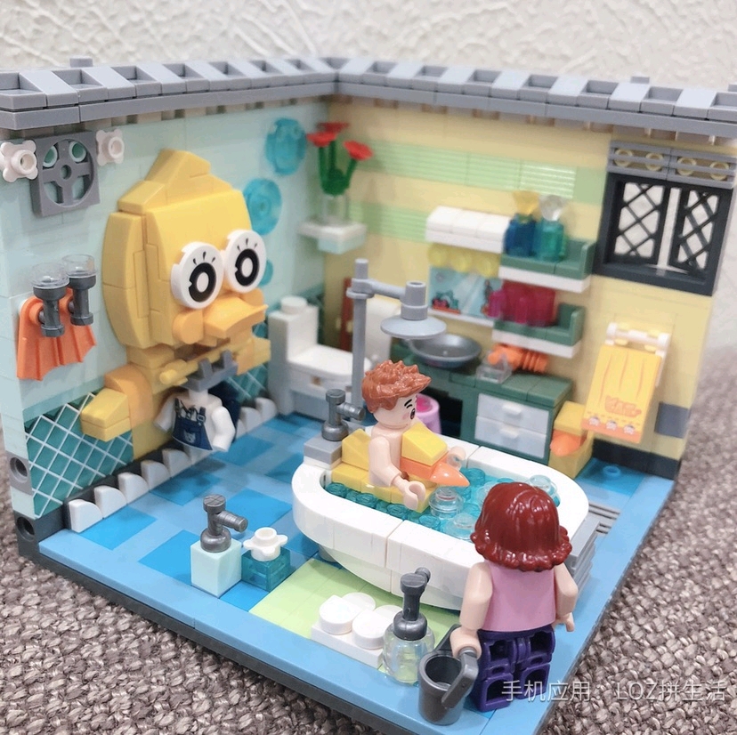 lozblocks's tweet photo. LOZ mini block bathroom ! https://t.co/b08RcX7uoS