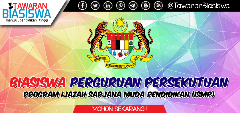 TawaranBiasiswa's tweet photo. Biasiswa Perguruan Persekutuan Program Ijazah Sarjana Muda Pendidikan (ISMP) 2020

Mohon sekarang => https://t.co/9FGinVXNzw

Facebook: https://t.co/9oDSbY7Dg0
Web: https://t.co/vcaHk4eLsp
Telegram: https://t.co/xqx9wIwNDA

#biasiswa #lepasanspm #spm2019 #pismp #ipg #gurumalaysia https://t.co/WWpRocDbmt
