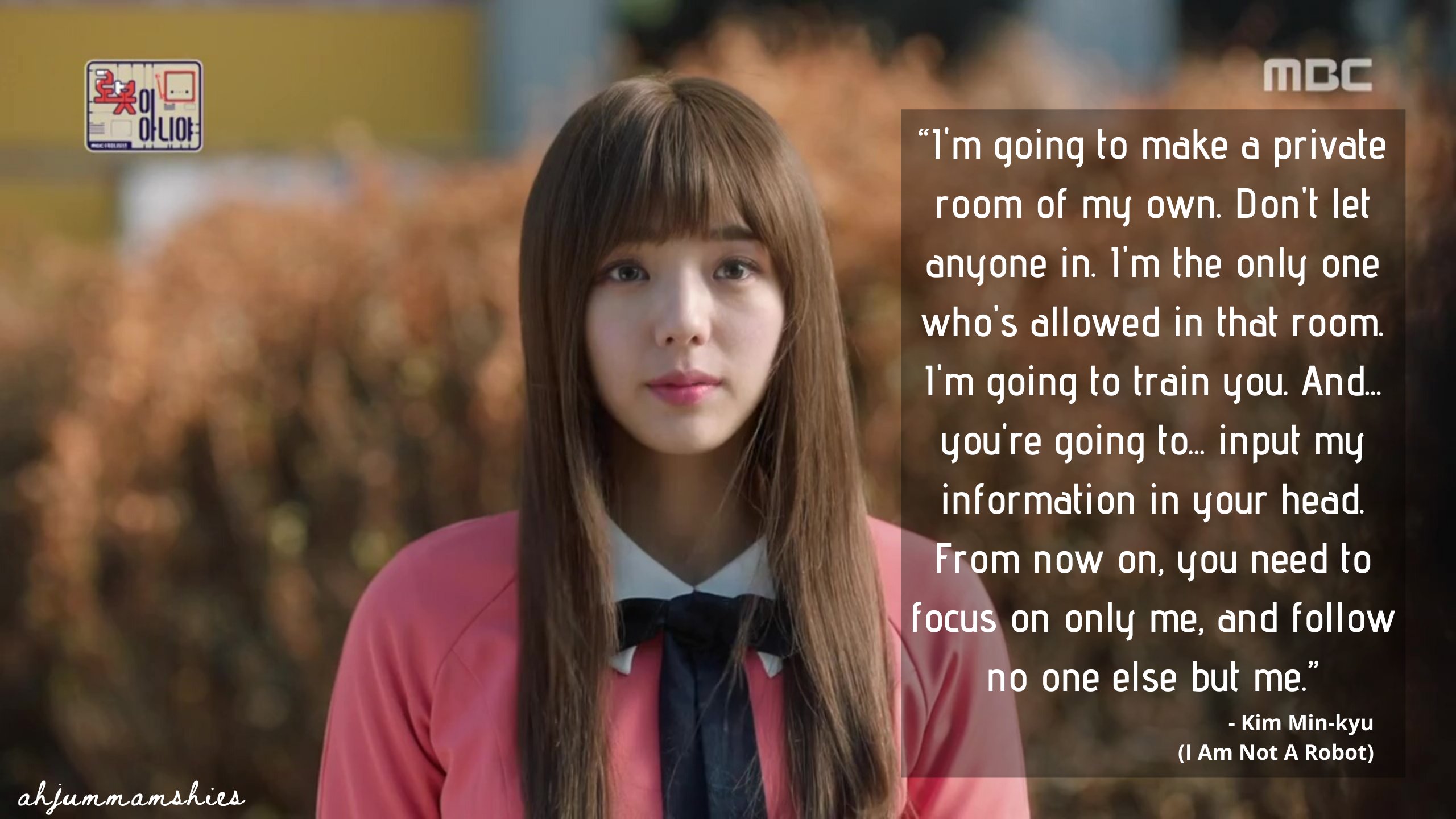 Ahjummamshies K Drama Quote Of The Day Iamnotarobot Yooseungho Chaesoobin T Co Dyx3nzjh8b Twitter