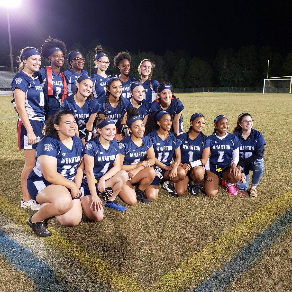 Congratulations to the Varsity team tonight with a win over Gaither 26 - 0. Player of the game:  Savannah Klinger with 2 passing TDs and 2 Int with one returned for a TD.  Debbie Rodriguez, Marinique Reddin and Devin Prieto all scored TDs.  Way to go Wildcats!