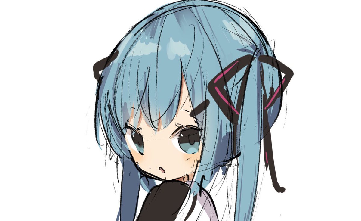 ちょっと髪にハイライトつけたほういいかもしれんな 藤依しの 個人向けイラストレーターのイラスト