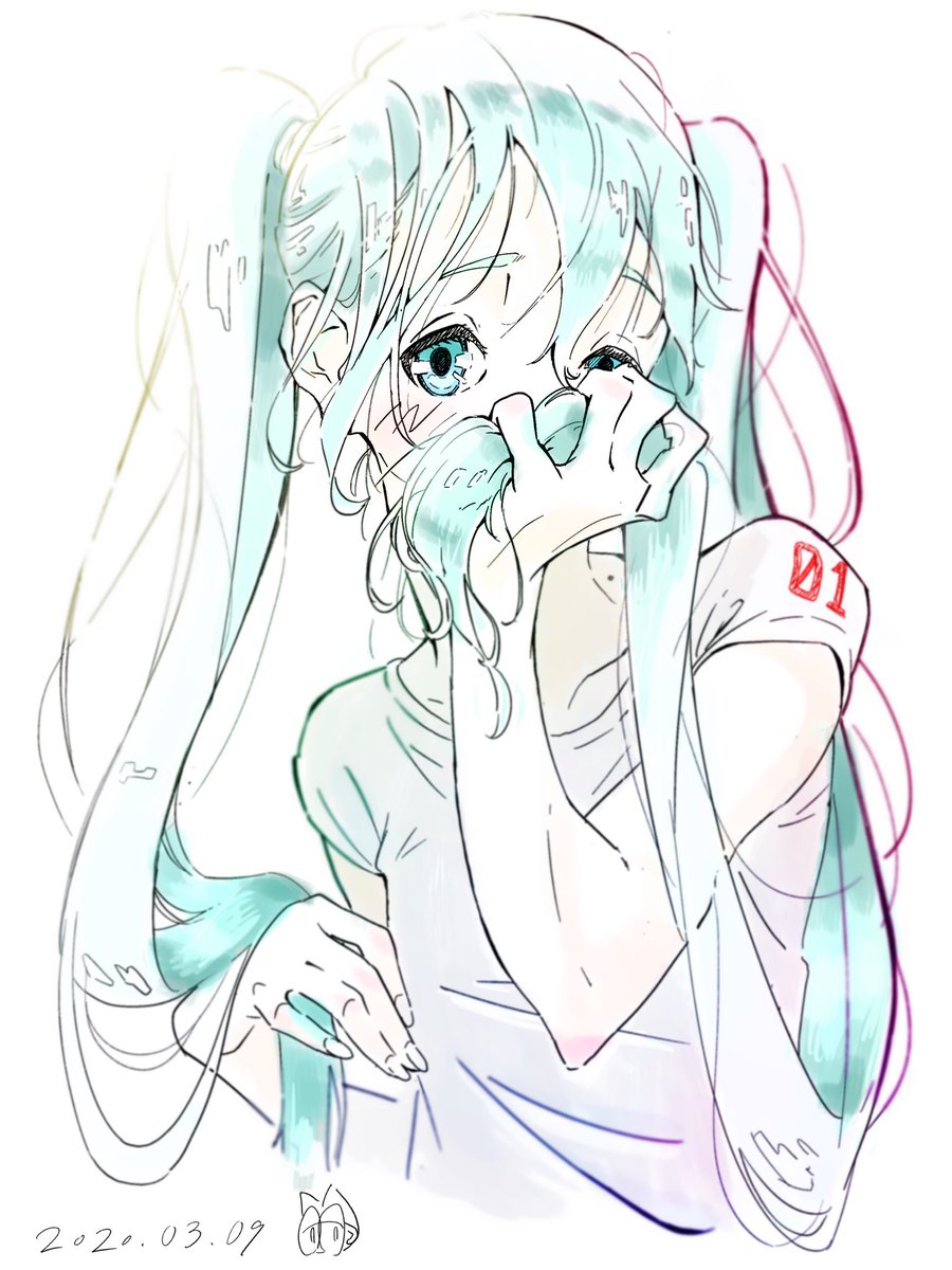 初音ミク 「間接的にですが、いつも仕事でお世話になってるので…

#ミクの日 」|しまぐち ニケ / Nikeのイラスト