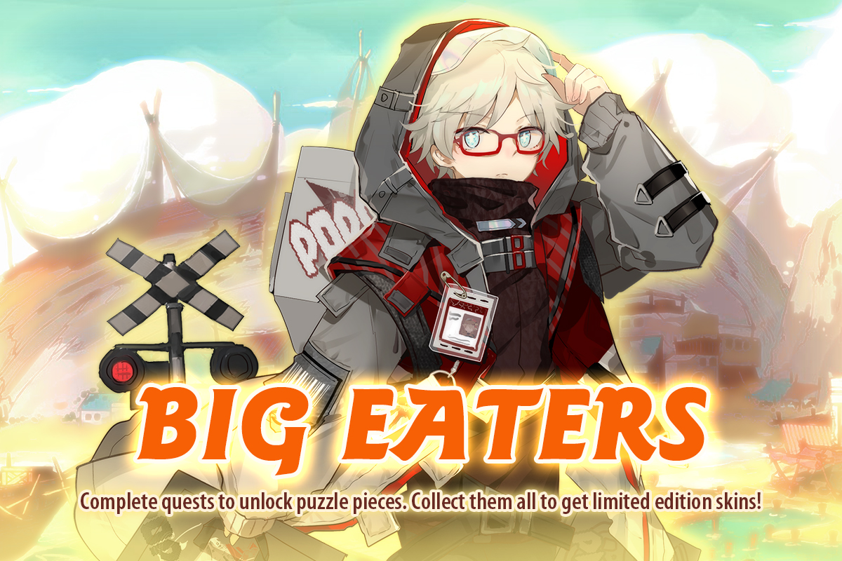 FoodFantasyGame's tweet photo. Hi, dear master attendants!
Big Eaters is about to open! Complete quests to unlock puzzle pieces. Collect them all to get limited edition skins!😍😍😍
⏰⏰⏰ Event duration ⏰⏰⏰ 03/11/2020 -03/17/2020(UTC) https://t.co/A1Q6iFjeoB