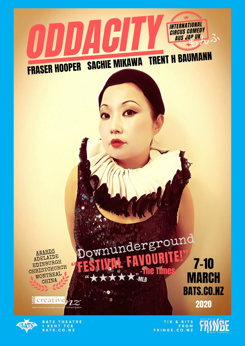 The Birdmann (@birdmannia) on Twitter photo LAST SHOW NIGHT 9pm <a href="/BATS_Theatre/">BATS Theatre</a>! "Oddacity promised an “award-winning, best-of spectacular. I was not disappointed."-<a href="/wellingtonista/">The Wellingtonista</a> wellingtonista.com/2020/03/09/rev…
@NZFringe #nzfringe2020
. LAST SHOW NIGHT 9pm <a href="/BATS_Theatre/">BATS Theatre</a>! "Oddacity promised an “award-winning, best-of spectacular. I was not disappointed."-<a href="/wellingtonista/">The Wellingtonista</a> wellingtonista.com/2020/03/09/rev…
@NZFringe #nzfringe2020
.