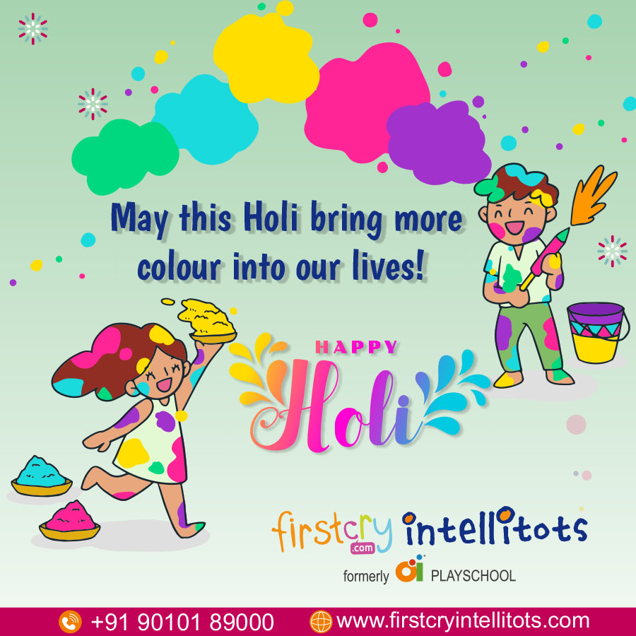 FC_Intellitots's tweet photo. May this Holi bring in cheerful smiles, colourful splashes, and a rainbow of colours in our lives. FirstCry Intellitots(Formerly Oi Playschool) wishes you all a Happy Holi!
.
.
#FirstCryIntellitots https://t.co/vbDvHG2FJ8