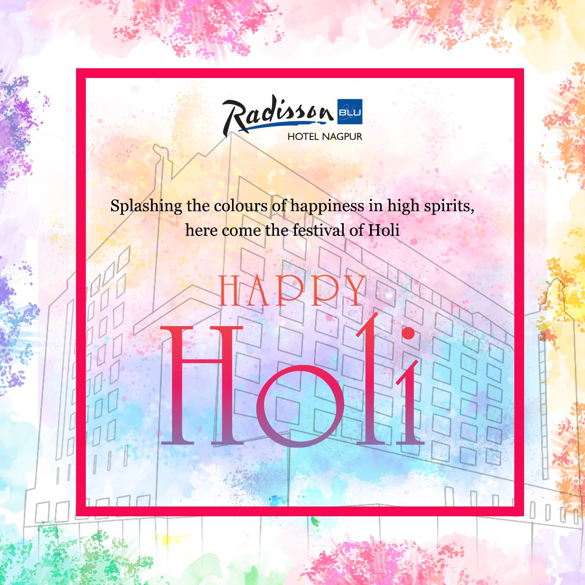 May this festival of colours brings in good fortune and boundless prosperity for you and your loved ones.

Radisson Blu Nagpur wishes you a very Happy Holi!

#holi #ExperienceRadisson #RadissonSocialHub  #colours