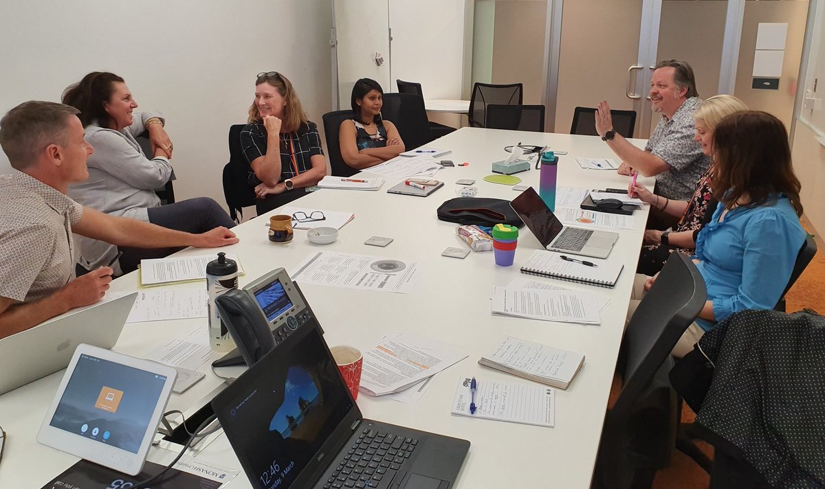 MonashQLab's tweet image. The #MonashQProject team reviewed the Quality Evidence Use Framework, discussing the core and enabling components.  It's very exciting to see the elaboration of Strand 1 analysis. 👀 #UsingEvidenceBetter @DrLucasWalsh @mark_rickinson @ConnieCirkony @darlenemcgown @MandySalisbury