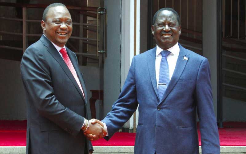 GhettoRadio895's tweet photo. #Brekko #HandshakeAt2
In a statement, Uhuru and Raila said the rebirth would ensure that never again would the country fight because of politics.
The country has in the past fought during the electioneering period https://t.co/qYgQTenTd8