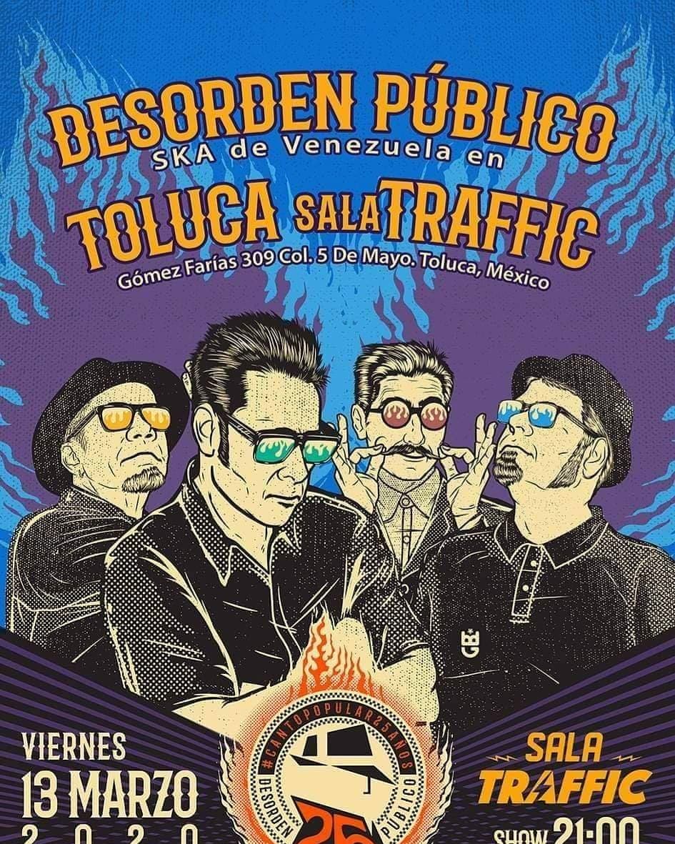 Esta semana en la #SalaTraffic

JUEVES 12 DE MARZO
<a href="/odioabotero/">odioabotero</a> + Perros de Reserva + Highway + Diabla MX
20:00hrs / +18 / Entrada Libre
Se rifarán boletos para el <a href="/hellandheavenmx/">hellandheavenfest</a>

VIERNES 13 DE MARZO
<a href="/desordenpublico/">Desorden Público</a>
21:00hrs / +18 / $200
Boletos en <a href="/pigticket/">Pigticket</a>