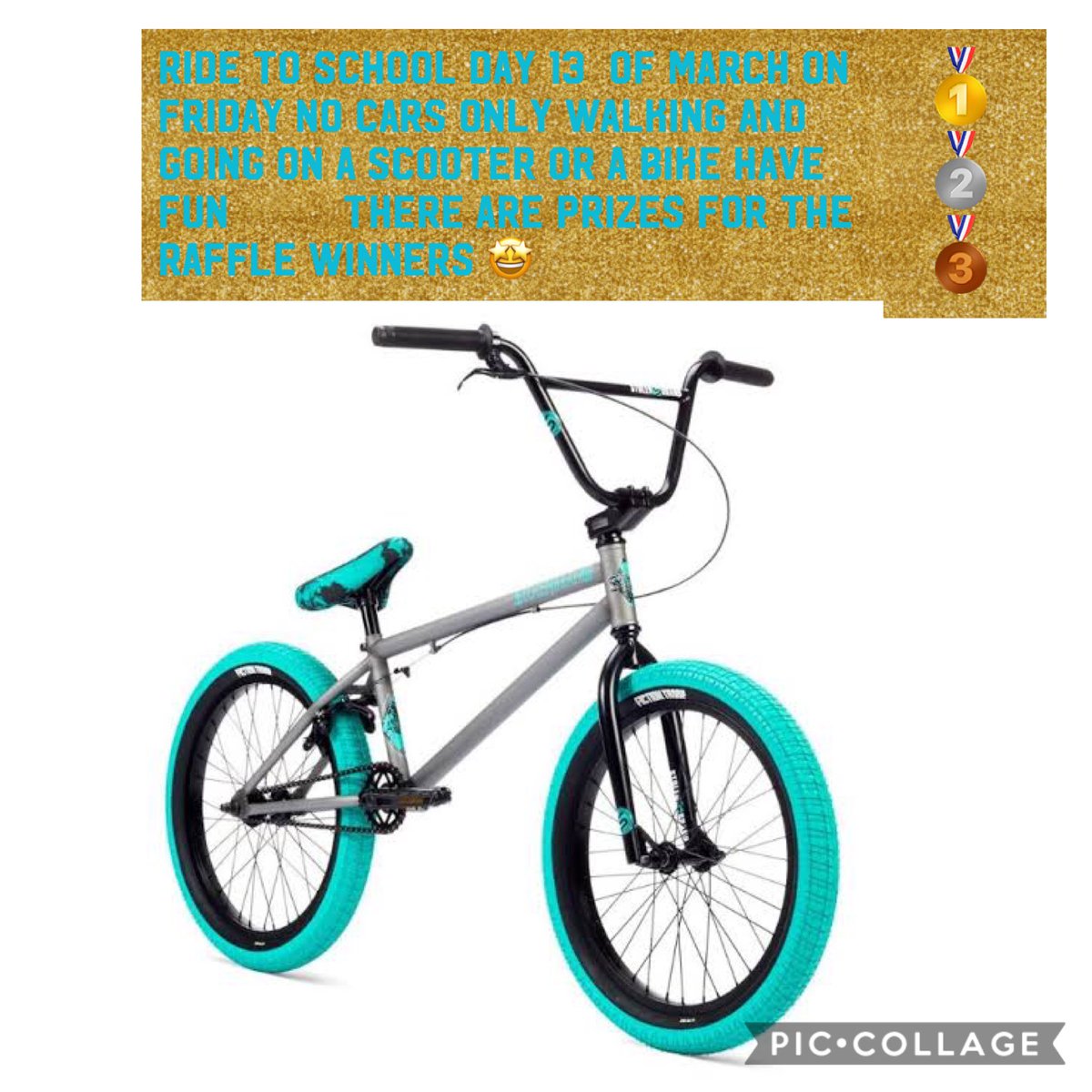 You may have seen our posters up around the school this week! A reminder that it is Ride2School Day this Friday. Ride or walk to school to be healthy, care for our environment and be in the running to win prizes!