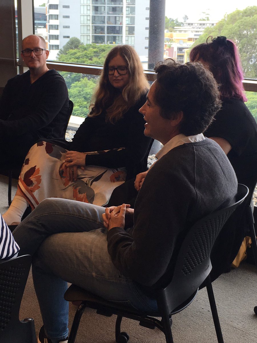 sandygatt's tweet image. Current HDR students advising commencing HDR students. The best kind of teaching #QUTcreate #QUTdesign #QUTdmrc