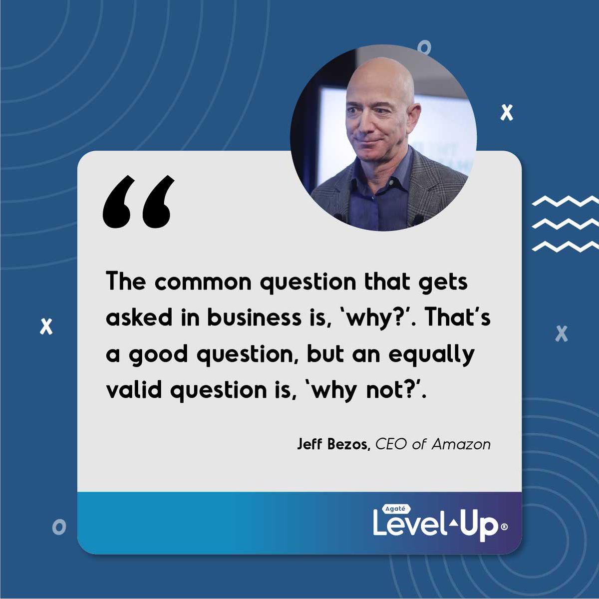 agatelevelup's tweet photo. If you looked these stats above, the question for your business always goes to: why?

But if you follow your heart, the answer always goes to: why not?!

#business #motivation #jeffbezos #jeffbezosquotes #agate #agatelevelup #gamification #indonesiagamification #gamifikasi https://t.co/8dAkJP4ZJC