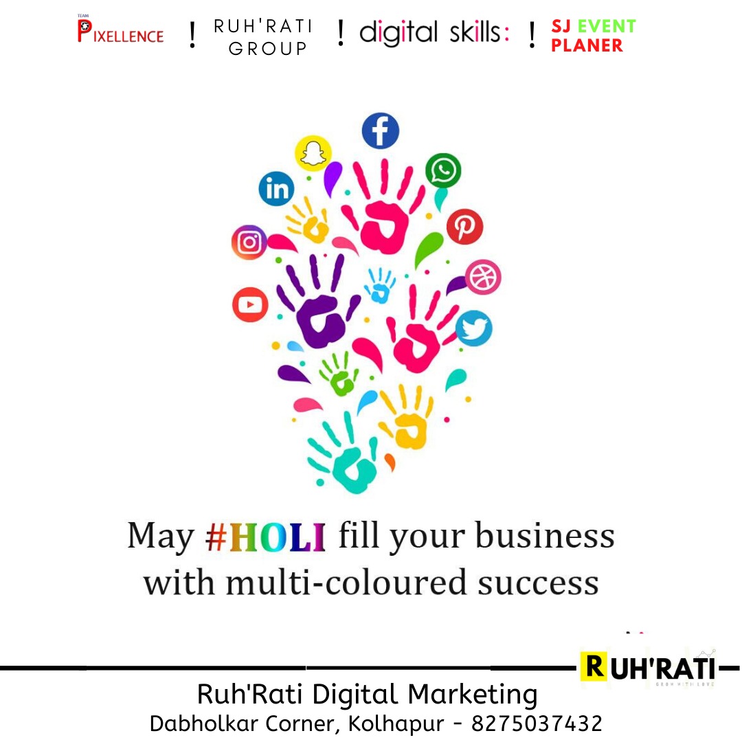 Dbansode1's tweet photo. May #holi fill your business
With multi-colored success

#holi #happyholi #india #festival #holifestival #love #colors #colours #photography #holipowder #like #eventmanagement  #digitalmarketing #holifestivalofcolours #festivalofcolours #holifest  #instagood  #kolhapur #ruhrati https://t.co/73qvqhpkrN