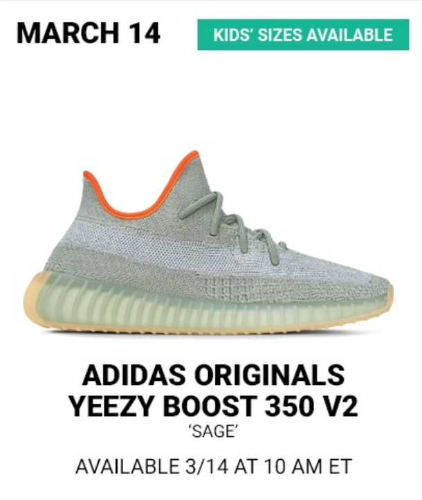 yeezy march 14