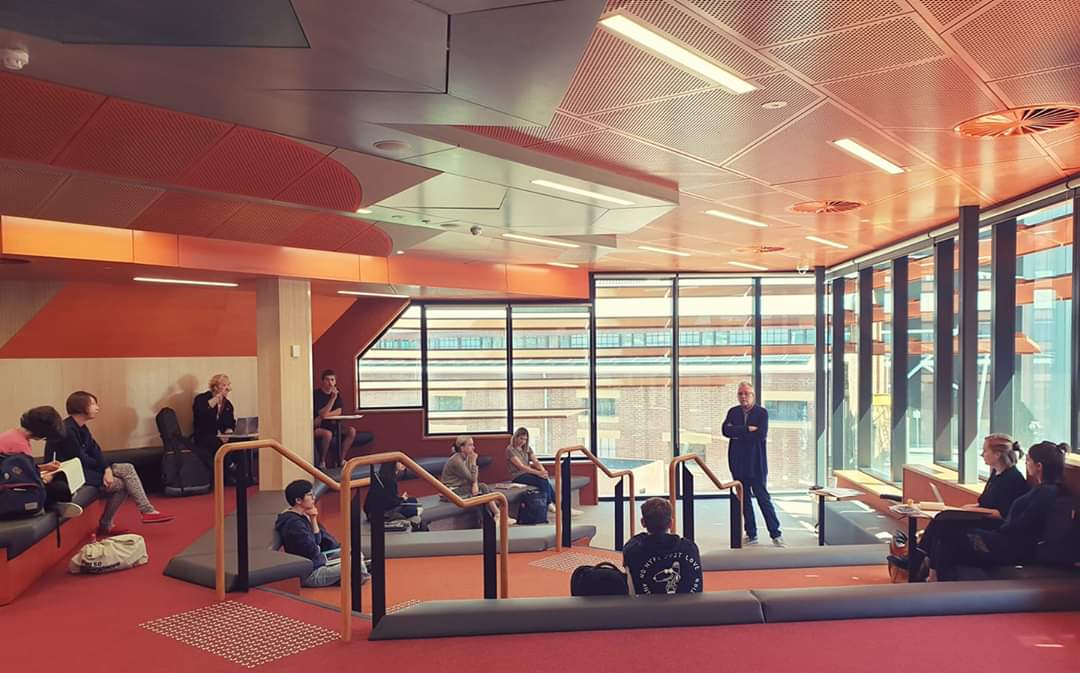 Architect_Rant's tweet photo. Great to see a space you've designed be used in 'planned unplanned' ways :)
Southbank Hub, Fine Arts and Music @unimelb @LyonsArch https://t.co/qbdeaVGIHq