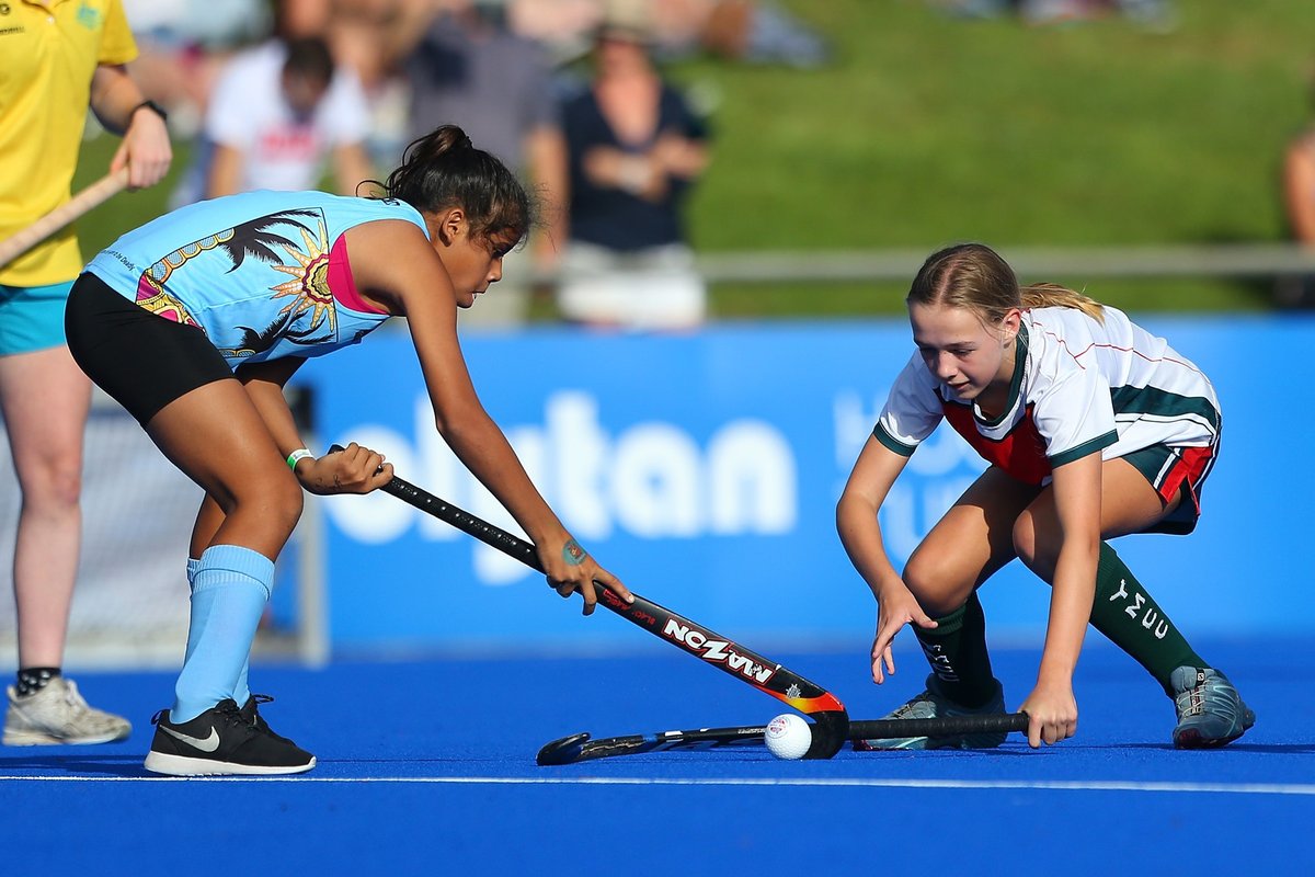 It was so great to see the Aspire to be Deadly Program rubbing shoulders with the Hockeyroos and Kookaburras, and playing at half time of Saturday’s matches. We are proud to support the program and the fantastic work Julie McNeil does in Cairns.⁠ #MazonHockey
