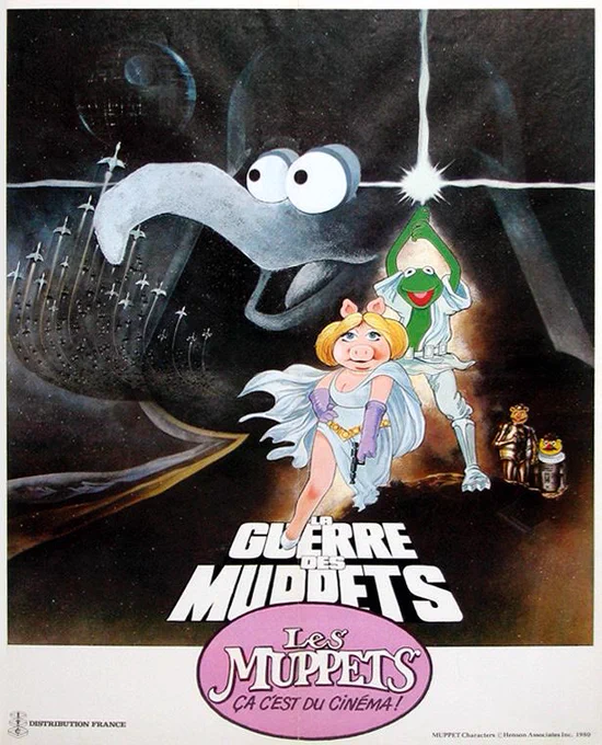 French movie posters for THE MUPPET MOVIE. 1980. 