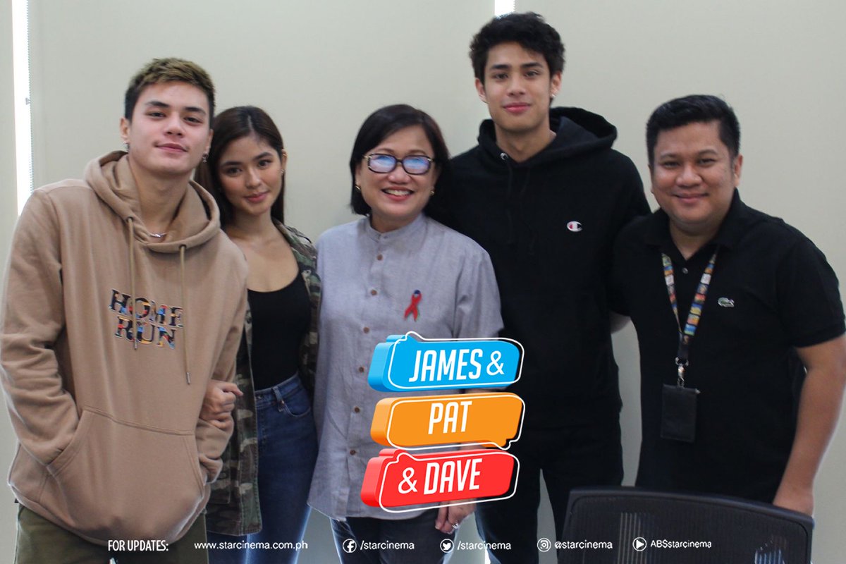 StarCinema's tweet photo. Puno ng pasasalamat ang aming mga puso 🧡💙❤️

Here are some snaps from #JamesAndPatAndDave Thanksgiving Lunch today! 💫 https://t.co/GPzdDwx90z