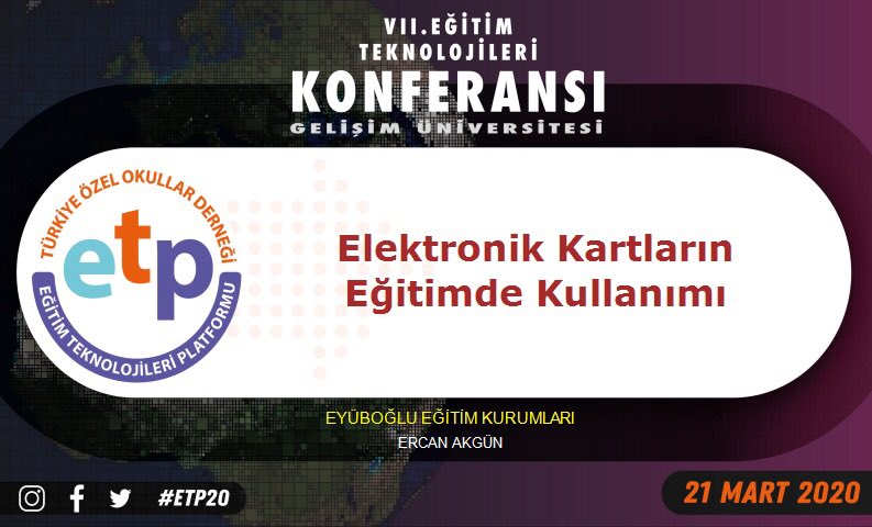 etpistanbul's tweet photo. Ercan AKGÜN 21 Mart’ta #etp20’de! https://t.co/ED7Rdmd1IP