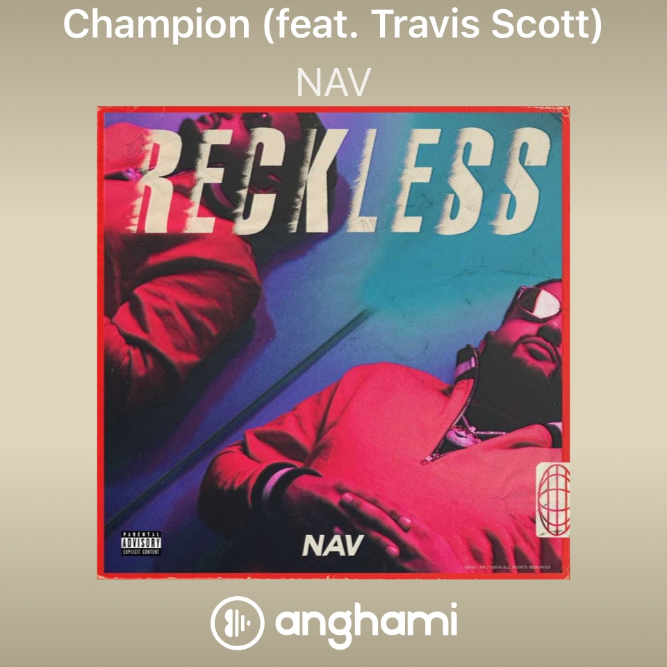 ♫ #NowPlaying “Champion (feat. Travis Scott)” by NAV on #Anghami play.anghami.com/song/36754275?…
