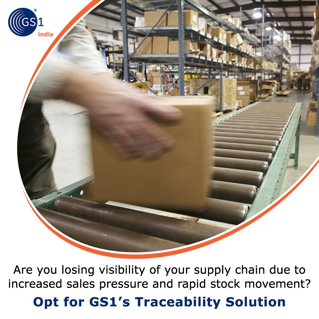 GS1India's tweet photo. Are you losing visibility of your #supply_chain due to increased sales pressure and rapid stock movement. Opt for GS1's #traceability solution
#GS1India #GS1Standards https://t.co/klrgBSJltC