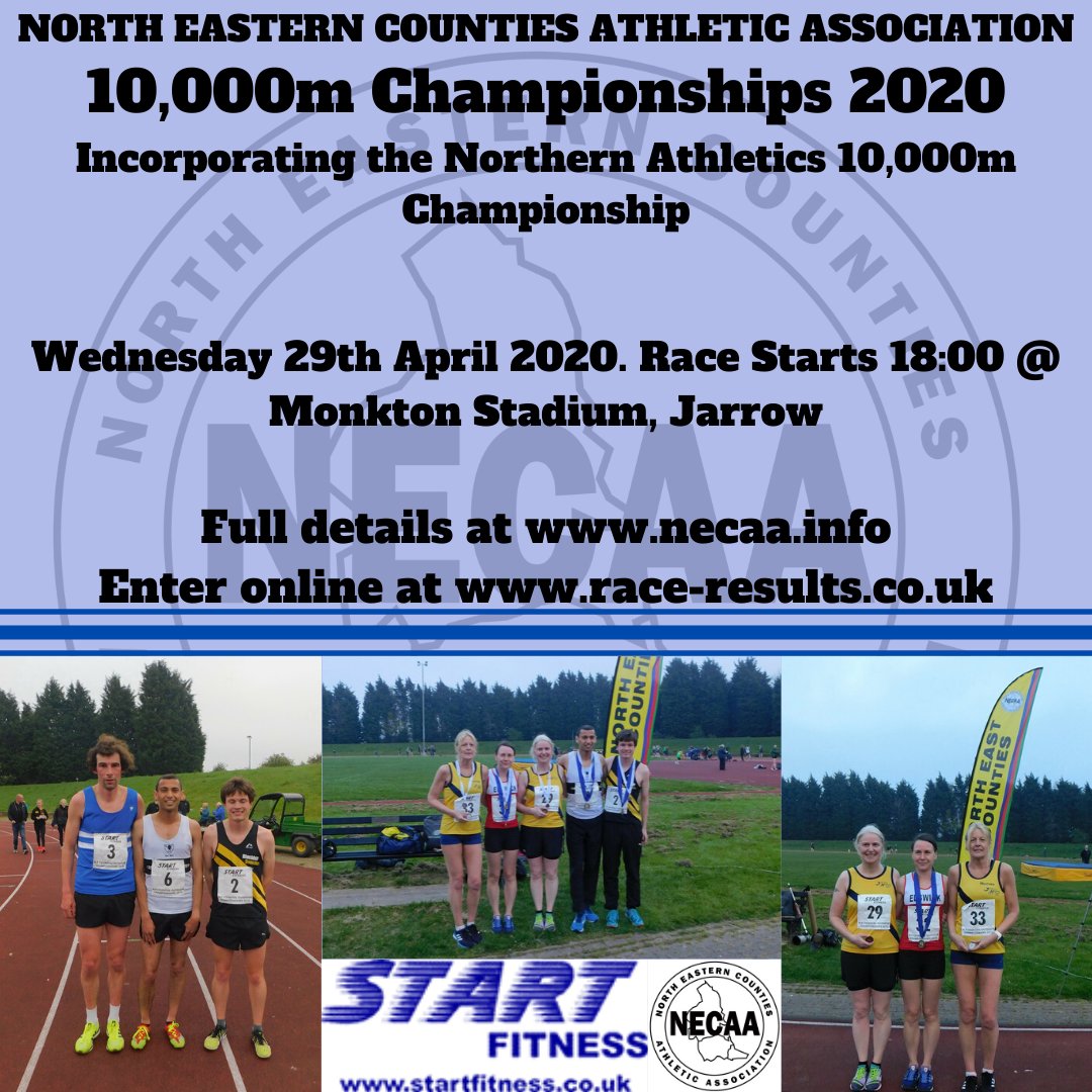 NECAAathletics's tweet photo. NECAA 10,00m Champs incorporating @NorthernAthlet1 10,000m Champs. #endurance #25laps https://t.co/Xrc0P2zHPJ