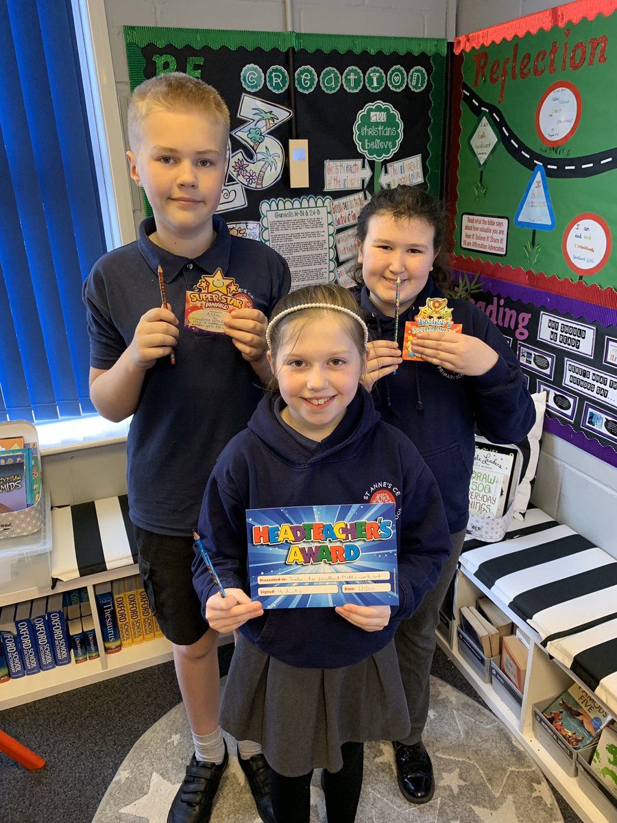 STAClassY6's tweet image. Huge congratulations to Alfie, our beyond amazing Superstar award winner this week, to Phoebe who impressed Mr Austin with her hard work, dedication and loveliness, &amp;amp; to Cayden for amazing reading to the younger children. We are really proud of you guys! 🙌🏆 #teamstannes #fab