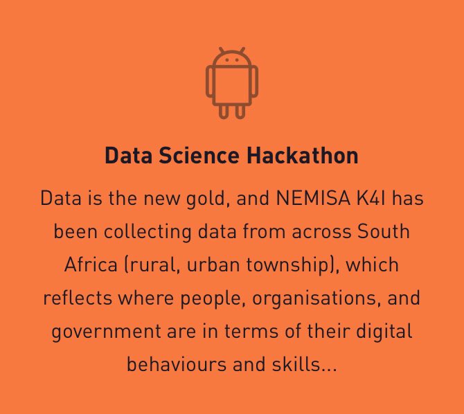 4otune's tweet image. The #DataScienceHack presents a great opportunity to test your skills while addressing real-life challenges through the use of data