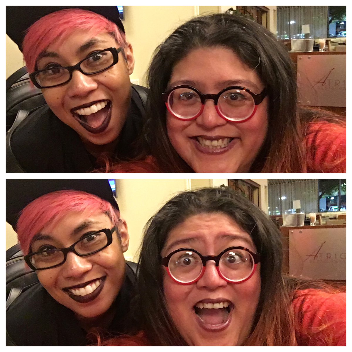 GermanCityGirl's tweet photo. Another @bigbadcon selfie where @kup0knight + I look real cute. #latergram #BBC19 https://t.co/5OSGbo4ozl https://t.co/4GoyxkNCio