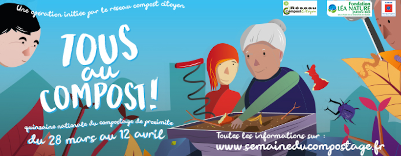 La Semaine nationale du compostage de proximité organisée du 28 mars au 12 avril 2020 propose aux différents acteurs du compostage de proposer des animations, portes ouvertes, expositions, conférences, compost’tours, ...
edd.ac-besancon.fr/semaine-nation…