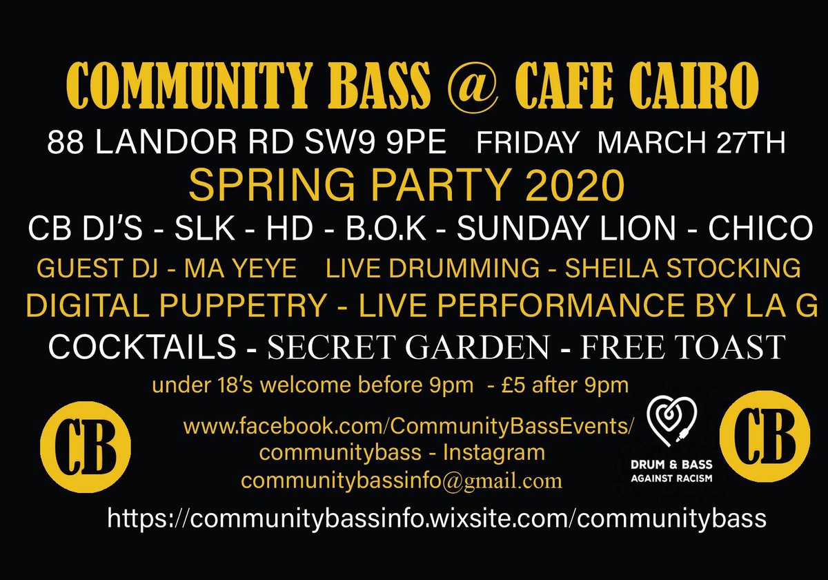 SLadyKazz's tweet photo. Can’t wait to go back to this amazing lil venue & get back behind the decks 🔊🎶🎤🎧 @CAFECAIRO for #communitybass playing the best in new/old #dnb #junglemusic #drumandbass #junglists ❤️ https://t.co/DRyFKmNUYN