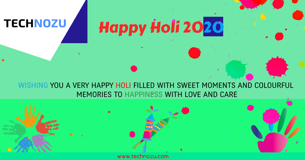 technozu's tweet image. WISHING YOU A VERY!!!!
Happy and Colorful #Holi!
#Happiness is the Most Beautiful #Color in Life Which I Wish Should Stay Forever with You.
#happyholi #Holi2020 #technozu #होली #festivalofcolors
Visit Us: technozu.com
