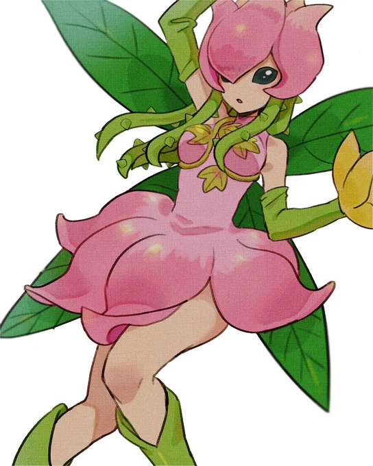 リリモンめちゃくちゃに可愛いからラクガキした🌵
#デジモン 