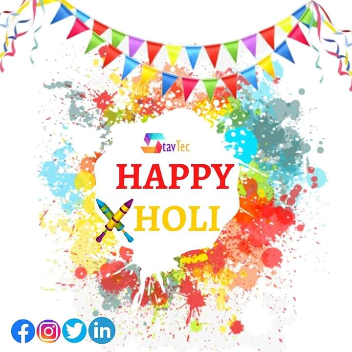 stavtec's tweet photo. May This Festive Season into your Life Peace, Prosperity, Happiness and Good Health

Stavtec Technologies wishes you a Happy Holi 🔴🔵🔶♥️
#HappyHoli2020 #seasonalgreetings #holifestival #webdevelopmentcompanies #webdesigncompany #webdesign #websitedevelopment https://t.co/Wxm3fZ5Svr