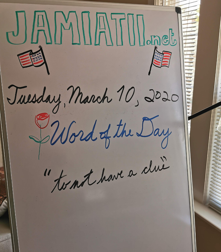 jamiatiinet's tweet photo. #WordOfTheDay: to not have a clue (idiom) "To know nothing about something or about how to do something" (Oxford). 

Can you use this phrase in a sentence? Write your sentence in the comments, and Mr. Roddey will correct it.

#English #انجليزي #AmericanTeacher #TOEFL #IELTS https://t.co/NxqJ20hj1j