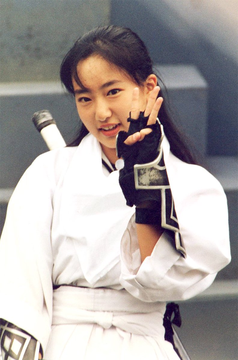 もみー ネガが見つからないので紙焼きのスキャン 広瀬仁美 鶴姫 カクレンジャー 野外劇場