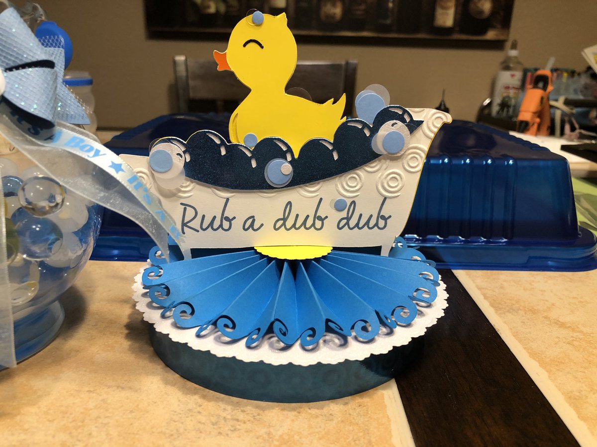 stumpytailcraft's tweet image. Almost done with this #RubberDucky #BabyShower theme! 😍 

#RubberDucky #RubADubDub #Bow #Bubbles #Bathtub #CraftMonth #Crafting #Create #Cricut #Cardstock #CuttingDies #Embossing #Orbeez #WaterBeads #Ducky #Ribbon #Bowl