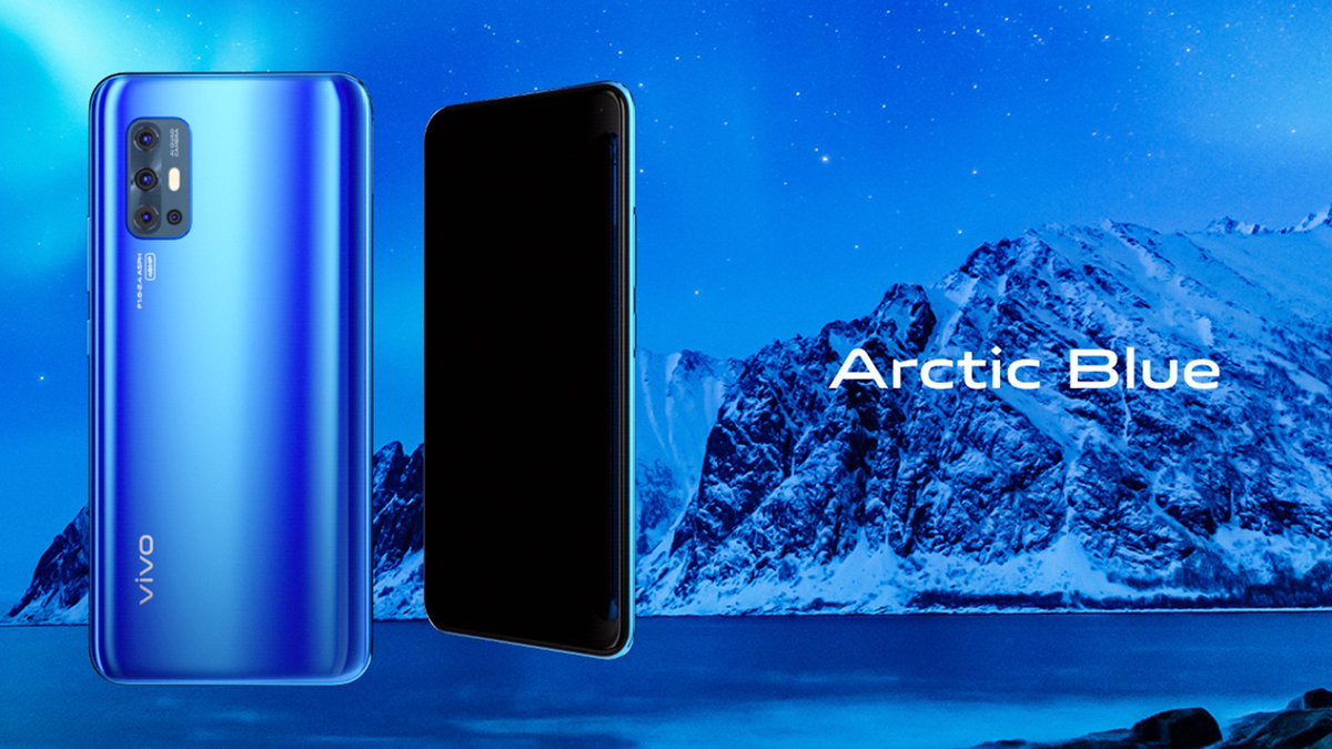 vivo_indonesia's tweet photo. Terinspirasi dari gaya retro dan modern, #vivoV19 menghadirkan warna Crystal White dan Arctic Blue dengan layar Super AMOLED. Teknologi Screen Touch ID-nya membuatmu lebih cepat mengakses pembukaan kunci! #vivoV19GrandLaunch #PerfectNightPerfectYou https://t.co/nKLHnedi0h