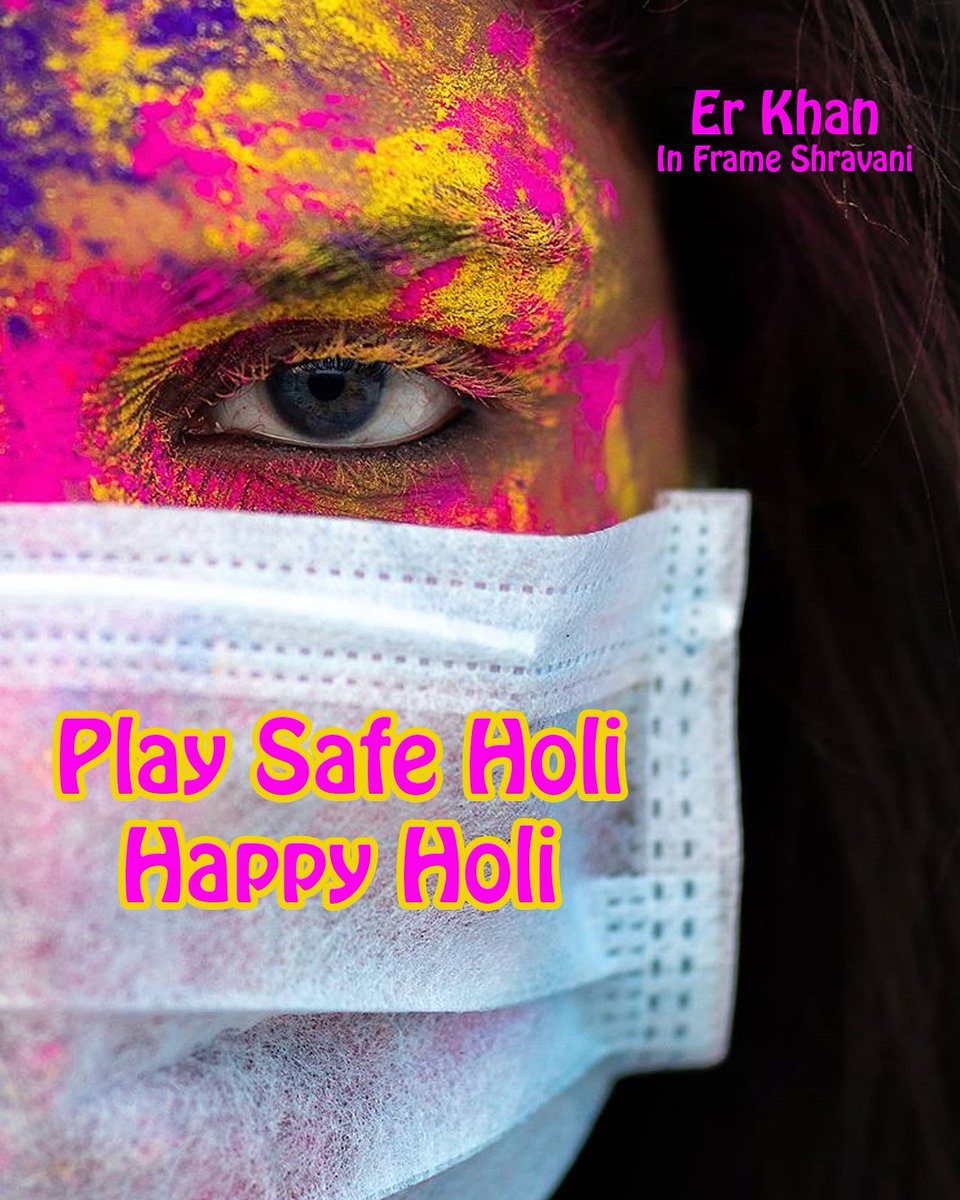 #PlaySafeHoli #Holi #Holi2020 #HoliHai #HoliFestival #SafeHoli