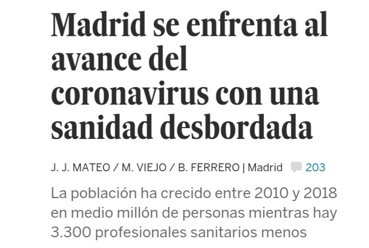 rosamariaartal's tweet photo. A ver, el problema es que la población ha crecido y hay, hay, 3.300 profesionales menos. Cómo habrá sido ? Y por qué? https://t.co/VuvgqGcajw