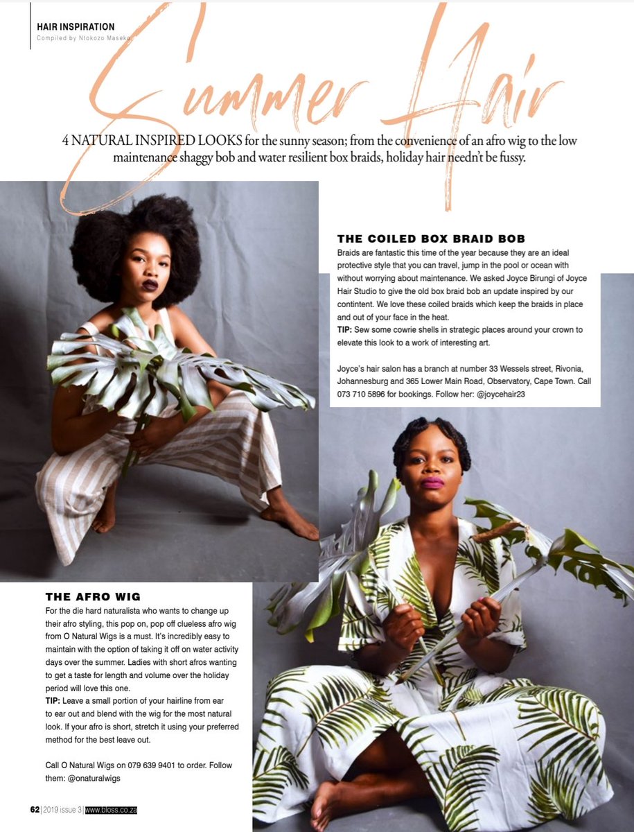 SteeleModels's tweet image. Naledi and Percolate for Bloss Africa Magazine