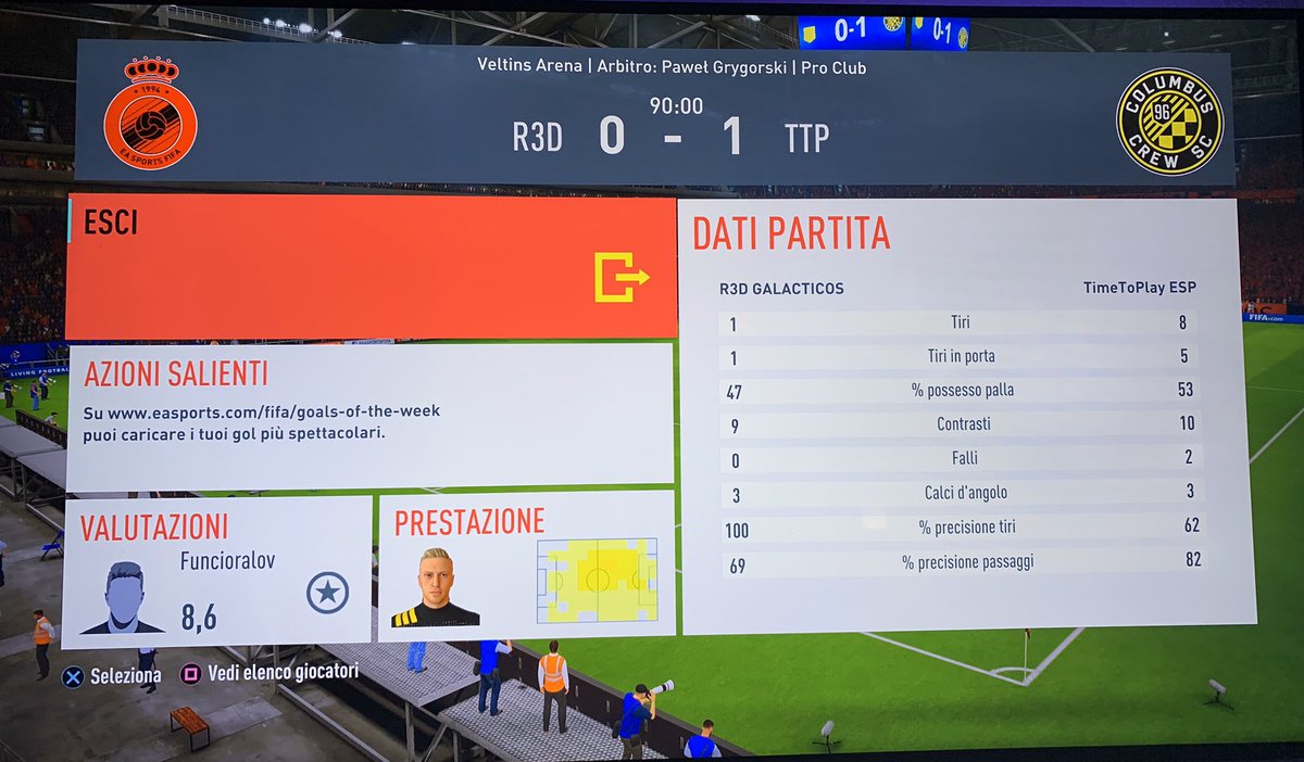 🎙#MatchResult

🏆 Serie B <a href="/VPG_Italy/">VPG Italy</a> 
🗓5^Giornata
🐻🆚@galacticos_r3d 
1-0✅
⚽️@LaSentenza22 
👟<a href="/MirkoR9x/">MirkoR9x</a> 
🎖<a href="/TFanchy98/">TTP_ FanchyXCVIII</a> 

Peccato per delle occasioni sciupate ma partita sotto controllo dal primo all’ultimo minuto,3 punti fondamentali!💪🏻testa alla prossima💆🏼‍♂️
GG agli avversari🤝