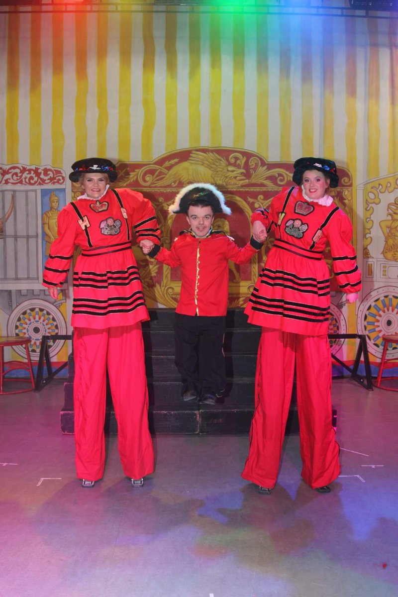 HawickAOS's tweet photo. The cast of HAOS Musical Theatre Company would like to wish @SongwriterBECK a happy birthday. From our production of Barnum, to you - we all hope you have a wonderful day. 🎪🤹‍♂️💃 https://t.co/RIg2iJ7pSF