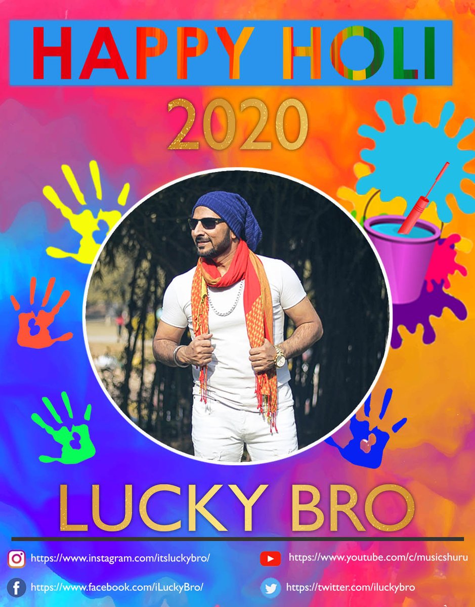 iLuckyBro's tweet photo. Wish you all a very Happy Holi 2020 | LUCKY BRO https://t.co/wMY59To6rv