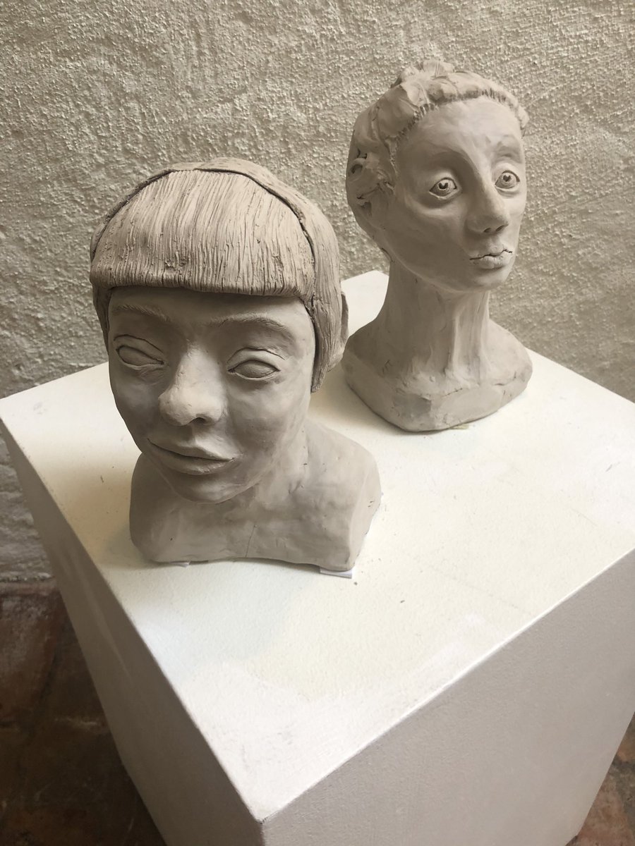 klundstromatmv's tweet photo. Inspired by #VRGOdenplan year 1 #art students’ work on the way into my office this morning ... each face has a story. #artandscience #VRskolor https://t.co/qvCTv3fWpV