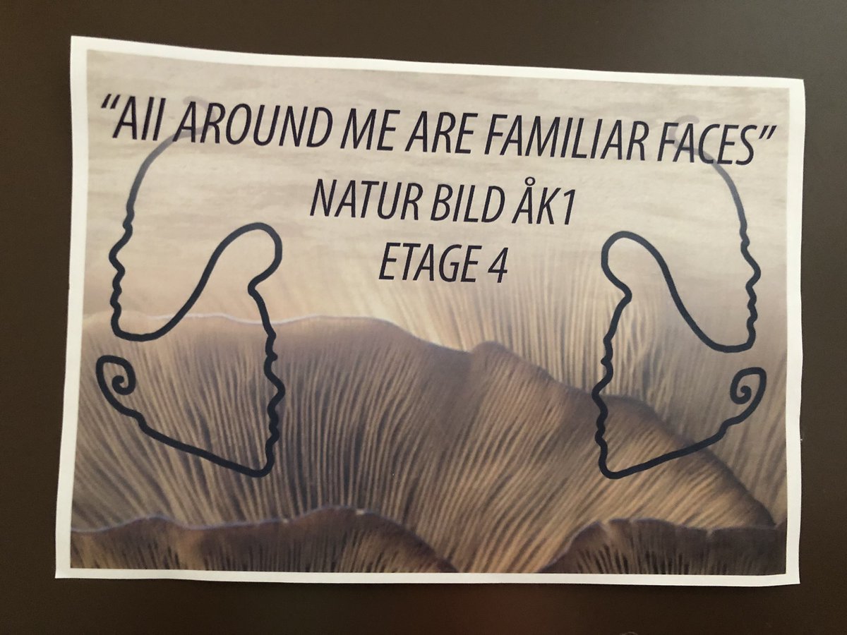 klundstromatmv's tweet photo. Inspired by #VRGOdenplan year 1 #art students’ work on the way into my office this morning ... each face has a story. #artandscience #VRskolor https://t.co/qvCTv3fWpV