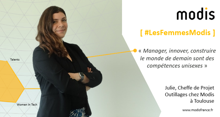 AkkodisFrance's tweet photo. [ #LesFemmesModis - Episode 1 ] Les métiers de l'ingénierie  sont souvent considérés comme des métiers d’homme. Mais, elle en pense quoi Julie, Ingénieure @IPSA et Cheffe de Projet Outillages chez Modis à Toulouse ? ➡️ https://t.co/jWVJpgpVyR

#IWD2020 #womenInTech #EgaliteFH https://t.co/6iMcXXP55k