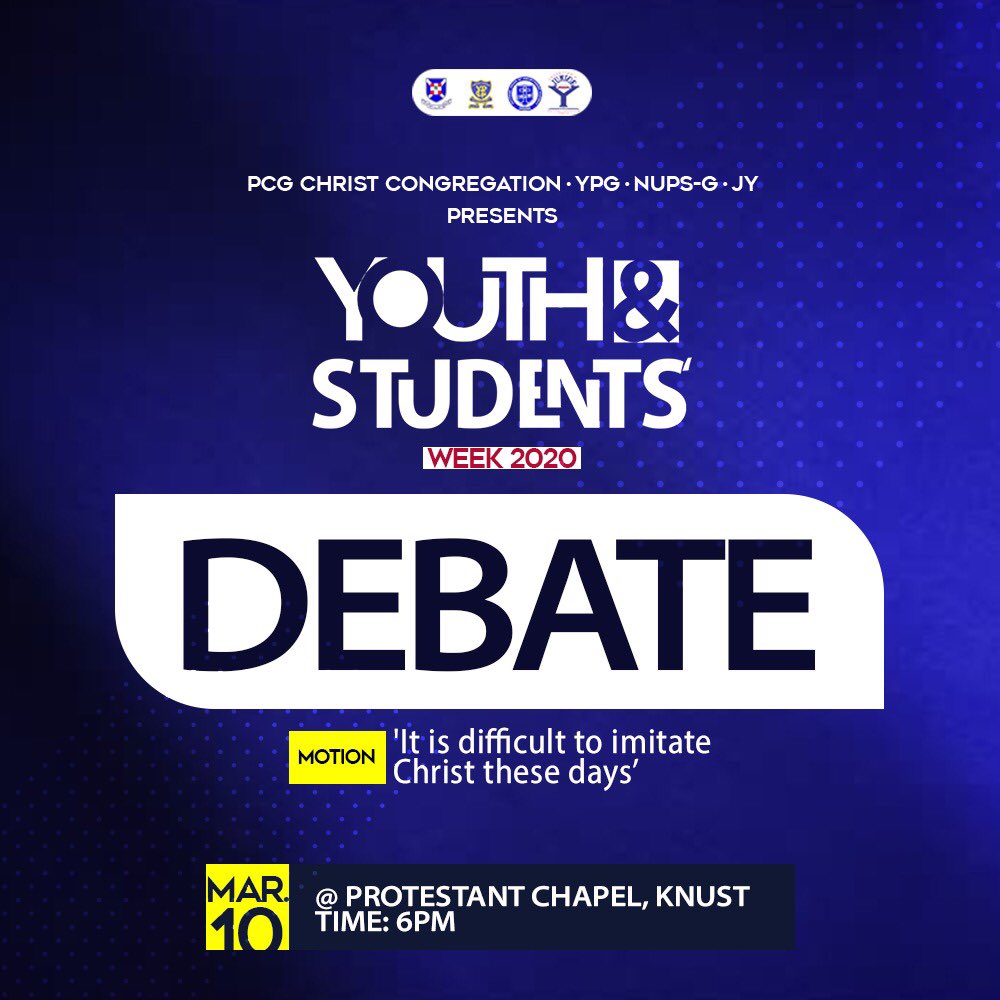 christypg_knust's tweet photo. Is it really difficult to imitate Christ these days? Anaa sΙ ΙyΙ straight forward koraa - no βNana Ama thingsβ?πΉ
Letβs get to the debating table tonight @ 6!
#YASWβ20Continues
#Day2
#Tonight@6
#ServiceAllTheWay
πβοΈπ₯π https://t.co/EDgEGnEtmM